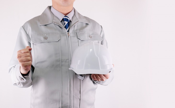 スタッフとヘルメット